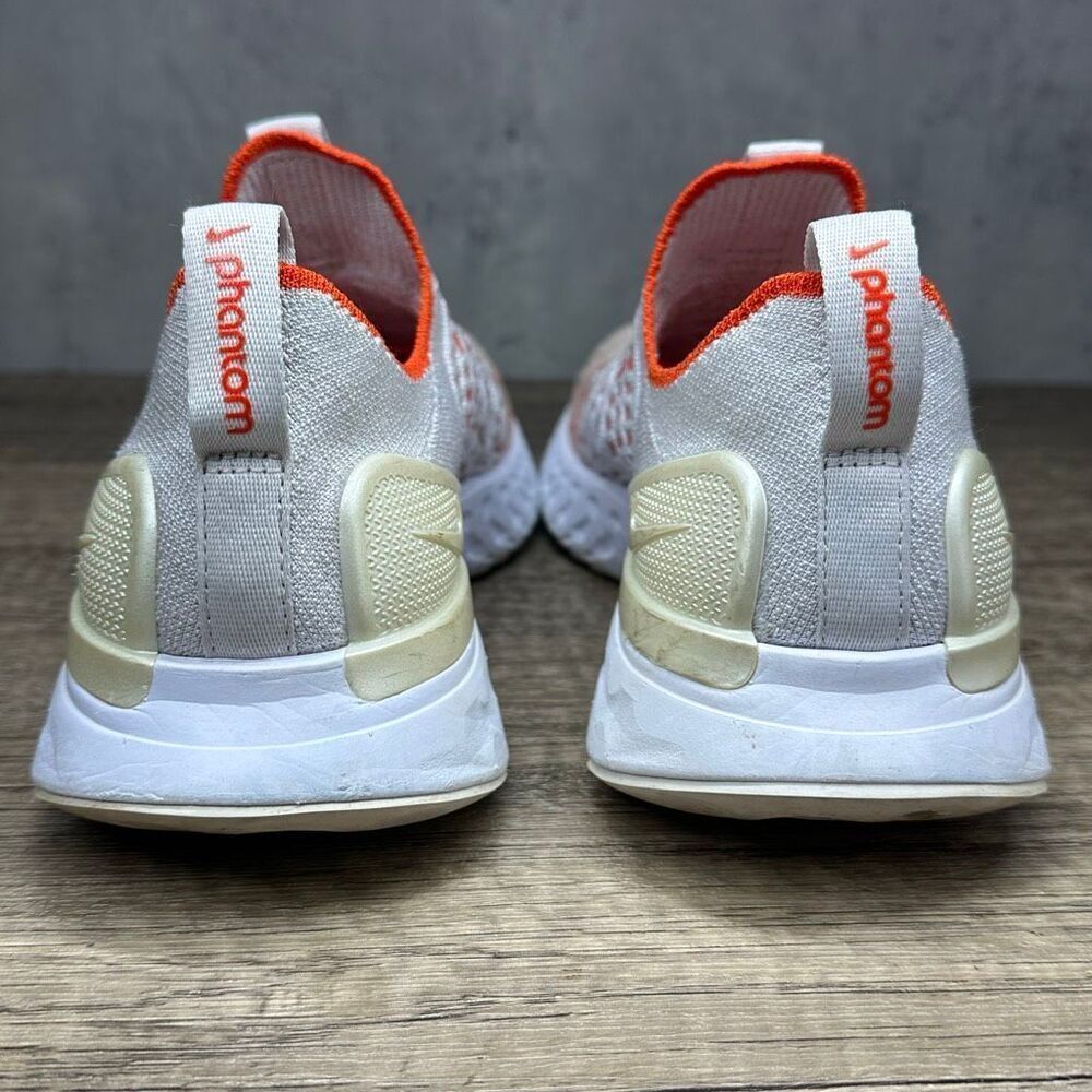 Nike~Women’s~Epic Phantom React Flyknit 2~Vast Grey/Orange(CJ0280-003) Sz 7 - Picture 4 of 8